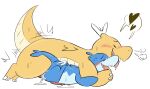  &lt;3 2020 anthro blue_body blush bodily_fluids cetacean cum delphinoid dragonite duo generation_1_pokemon genital_fluids genitals kemono male male/male mammal marine nakadashimashta nintendo orange_body penis pokemon pokemon_(species) sex toothed_whale video_games 