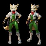  anthro canid canine dragoon343 fox fox_mccloud girly male mammal nintendo star_fox video_games 