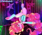  absurd_res bestiality bronie caliluminos clothing dancing equid equine female feral footwear hasbro hi_res horse invalid_tag mammal my_little_pony pinkiepie pole pole_dancing pony socks solo ych 