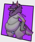  2022 anthro belly belly_overhang bulge clothing dragon facial_horn fur furred_dragon hair hi_res horn male mane moobs navel nose_horn overweight slightly_chubby solo thick_thighs troplilly underwear 
