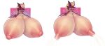  2022 accessory anthro big_breasts blonde_hair blush bodily_fluids breast_expansion breasts digital_media_(artwork) dragon embarrassed excessive_lactation expansion female furgonomics gold_(metal) gold_jewelry hair hi_res horn horn_accessory huge_breasts hyper hyper_breasts hyper_lactation jewelry lactating looking_pleasured membrane_(anatomy) membranous_wings nipples nude projectile_lactation raikissu red_body red_scales scales simple_background smile solo surprise tongue tongue_out wings 