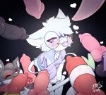  balls blep blush braixen clothed clothing disembodied_penis dusk_(gingy_k_fox) eeveelution eyewear fluffy generation_5_pokemon generation_6_pokemon genitals gingy_(gingy_k_fox) gingy_k_fox glasses group heterochromia hoodie legendary_pokemon male mew nintendo penis pokemon pokemon_(species) shiny_pokemon smug surrounded_by_penis sylveon tongue tongue_out topwear video_games zorua 