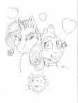  &lt;3 2017 anthro clenched_teeth dragon duo equid equine eye_contact fangs female feral friendship_is_magic fur half-closed_eyes hasbro headshot_portrait hi_res horn horse inner_ear_fluff jimfoxx looking_at_another male mammal mane my_little_pony narrowed_eyes pony portrait rarity_(mlp) scales scalie signature smile smug spike_(mlp) teeth text tuft unicorn unicorn_horn western_dragon wide_eyed 
