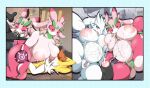  anthro areola arthropod big_breasts blush bodily_fluids braixen breast_play breast_suck breasts canid canine cum dragon erection female fur generation_5_pokemon generation_6_pokemon generation_7_pokemon genital_fluids genitals hi_res huge_breasts inner_ear_fluff insect legendary_pokemon lurantis male male/female male_penetrating mammal mellonsoda nintendo nipples nude penetration penis pink_areola pink_body pink_nipples pink_pussy pokemon pokemon_(species) pussy reshiram sex sucking tuft video_games white_body white_fur 