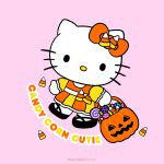  2022 anthro big_head black_eyes bucket candy candy_bucket candy_corn clothed clothing container dessert domestic_cat dress ear_bow english_text felid feline felis female food footwear fruit halloween happy head_tilt hello_kitty_(character) hello_kitty_(series) hi_res holding_bucket holding_container holding_object holidays lollipop looking_at_viewer mammal mouthless multicolored_clothing multicolored_dress national_candy_corn_day o_o official_art open_mouth orange_bow orange_clothing orange_dress pink_background plant portrait pose pumpkin raised_foot round_eyes round_head round_nose sanrio shoes simple_background simple_eyes smile solo standing text toony unknown_artist vegetable wavy_mouth white_body white_clothing white_dress white_ears wide_eyed yellow_clothing yellow_dress yellow_nose 