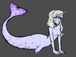  amalthea_(tlu) animal_humanoid blonde_hair blue_eyes blush blush_lines breasts cetacean cetacean_humanoid colored colored_sketch delphinoid dreamscreep female fin fish_tail full-length_portrait hair hi_res horn humanoid long_hair mammal marine marine_humanoid markings merfolk monodontid narwhal narwhal_humanoid not_furry nude portrait purple_body purple_skin purple_spots sketch solo split_form spots spotted_body spotted_markings spotted_tail tail_markings taur the_last_unicorn toothed_whale unicorn_horn 