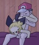  69_position age_difference alternate_species animal_humanoid balls bed black_eyes blonde_hair butt clothing cunnilingus duo fellatio female furniture generation_2_pokemon genitals hair hat hat_only headgear headgear_only headwear headwear_only hi_res human human_on_humanoid human_penetrating human_penetrating_female human_penetrating_humanoid humanoid humanoid_penetrated humanoidized interspecies male male/female mammal mostly_nude nintendo nude older_male on_bed oral penetration penile penis pichu pokemon pokemon_(species) pokemon_trainer pokephilia praiz red_(pok&eacute;mon) sex sitting sitting_on_bed vaginal video_games yellow_body yellow_skin young younger_female 