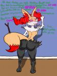  anthro big_ears braixen butt canid canine crwhite cum domination female female_domination fox hands-free hypnosis looking_at_viewer mammal mind_control nintendo open_mouth orgasm pok&eacute;mon pok&eacute;mon_(species) presenting presenting_hindquarters pussy solo spiral_eyes thick_thighs video_games 