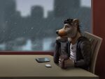  airpods anthro beverage clock coffee male mammal phone raining solo thejoyfuldragon ursid watch 