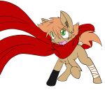  2020 absurd_res alpha_channel bandaged_leg digital_media_(artwork) earth_pony equid equine feral fur green_eyes hair hasbro hero hi_res himmel_(oc) hooves horse long_scarf male mammal my_little_pony one_glove open_mouth orange_hair pony quadruped raised_hoof red_scarf scarf shinkaku simple_background solo tan_body tan_fur transparent_background young 