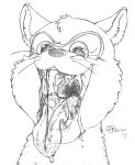  2017 bodily_fluids cuphead_(game) domestic_cat dripping drooling fangs felid feline felis feral fur headshot_portrait hi_res imminent_vore inner_ear_fluff jimfoxx looking_at_viewer male mammal open_mouth portrait saliva saliva_drip saliva_on_tongue saliva_string solo teeth tongue tongue_out tuft video_games whiskers wide_eyed 