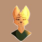  anthro canid canine female female/female fennec fox hi_res looking_at_viewer mammal sfw solo 