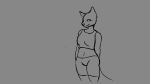  animated anthro big_breasts blush bodily_fluids breast_expansion breast_play breasts domestic_cat expansion felid feline felis female hi_res huge_breasts hyper hyper_breasts lactating mammal nipples no_sound smile solo spardu 