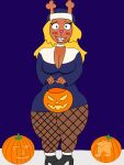  absurd_res amogus anthro cervid deltarune female halloween hi_res holidays humanoid lomil74 mammal noelle_holiday nun trick_or_treat undertale_(series) video_games wide_hips 