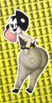  101_dalmatian_street 101_dalmatians anthro big_butt bottomwear bubble_butt butt butt_jiggle butt_slap canid canine canis clothed clothing dalmatian dante59 dimitri_1_(101_dalmatians) dimitri_trio_(101_dalmatians) disney domestic_dog edit fully_clothed hand_on_butt hi_res jacket jiggling letterman_jacket male male_focus mammal pants rann_dalmatian simple_background slap smile smirk solo spanking taunting tight_clothing topwear yellow_background 