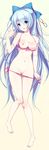  barefoot bikini bluetheater breasts cirno dakimakura eyewear_removed full_body glasses large_breasts legs long_hair md5_mismatch navel nipples older pussy solo swimsuit touhou uncensored 