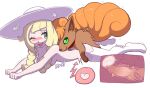  animal_genitalia animal_penis bestiality blush breasts canine_penis clothing duo ember_(elitetheespeon) erection fan_character female female_on_feral female_penetrated feral feral_penetrating feral_penetrating_human from_behind_position gashamon_(artist) generation_1_pokemon genitals green_eyes happy happy_sex human human_on_feral human_penetrated impregnation internal interspecies knot knotting larger_female larger_penetrated legwear lillie_(pok&eacute;mon) looking_at_another looking_back lying male male/female male_penetrating male_penetrating_female mammal nintendo nipples on_front one_eye_closed open_mouth ovum penetration penile penile_penetration penis penis_in_pussy pokemon pokemon_(species) pokephilia sex simple_background size_difference smaller_male sperm_cell throbbing_penis vaginal vaginal_knotting vaginal_penetration video_games vulpix white_background 