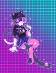  absurd_res anthro armor belt chain clothed clothing epic_games fake_ears fan_character felid female fortnite fully_clothed gas_mask glistening glistening_body hat headgear headwear hi_res machine mammal mask meow_skulls_(fortnite) nyan_skulls_(nyanoraptor) parfaerie paws robot solo sparkles video_games visor 
