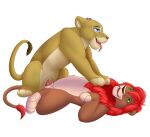  anal anal_penetration animal_genitalia animal_penis disney duo dylkoparts erection fan_character felid feline feline_penis female female_on_top feral genitals hi_res lion male male/female male_penetrating mammal on_top pantherine penetration penis the_lion_king tongue tongue_out vaginal 