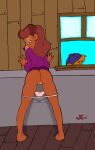  anthro butt clothing disney female fur genitals hair hi_res humanoid jk kit_cloudkicker male mammal nude pussy rebecca_cunningham solo talespin ursid vaginal young 