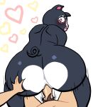  &lt;3 &lt;3_eyes absurd_res agnes_(animal_crossing) animal_crossing anthro anus big_butt black_body black_eyes blush butt butt_grab butt_heart dark_body domestic_pig duo eyelashes female first_person_view genitals hand_on_butt hi_res huge_butt human looking_at_viewer looking_back looking_back_at_viewer lovetopullmicke male male/female mammal nintendo penetration penis pubes pussy rear_view sex simple_background suid suina sus_(pig) tan_body tan_skin thick_thighs vaginal vaginal_penetration video_games white_background white_body wide_hips 