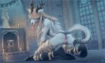  &lt;3 2022 all_fours anthro antlers anus beast_(bloodborne) biped blep bloodborne butt canid canine digital_media_(artwork) female fromsoftware fur genitals hi_res horn inside mammal pinktaco pussy solo sony_corporation sony_interactive_entertainment tongue tongue_out vicar_amelia video_games were werecanid werecanine werewolf white_body white_fur 