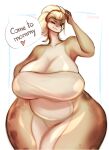  &lt;3 absurd_res accessory anthro big_breasts blonde_hair breasts cleavage clothed clothing curvy_figure female hair hair_accessory hairband hi_res huge_breasts huge_hips huge_thighs mommy_kink partially_clothed reptile scalie seductive shmny slightly_chubby snake solo thick_thighs voluptuous 