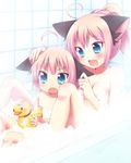  animal_ears bathtub cat_ears multiple_girls original rubber_duck usashiro_mani 