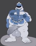  absurd_res balls big_penis deltarune erection foreskin genitals hi_res humanoid king_of_spades long_tongue male mature_male moobs muscular muscular_male nipples overweight overweight_male penis rokie38 sharp_teeth solo stomach_mouth strongfat teeth tongue tongue_out undertale_(series) video_games 