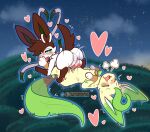  &lt;3 absurd_res anal anal_penetration ass_up blush bodily_fluids brown_ears brown_hair brown_legs brown_paws brown_tail butt cum duo eeveelution eyes_closed feral food foot_fetish foot_lick foot_play fruit fur generation_4_pokemon generation_6_pokemon genital_fluids green_ears green_inner_ear green_sclera green_tail hair half-closed_eyes hi_res justiceposting key_(fellnyanya) kiwifruit knot leafeon licking looking_pleasured lying male male/male narrowed_eyes nintendo on_back open_mouth penetration plant pokemon pokemon_(species) sylveon tan_body tan_fur tongue tongue_out video_games white_body white_eyes white_fur white_inner_ear white_toes 