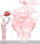  &lt;3 1:1 2022 absurd_res anthro belly big_belly big_breasts blush breasts clothed clothing colored digital_drawing_(artwork) digital_media_(artwork) duo eyewear faceless_character faceless_male female giraffe giraffid glasses hair heartlyn_(shell_oz) hi_res huge_breasts larger_female male male/female mammal mature_female overweight overweight_female pink_hair shaded shell-oz simple_background size_difference smile spanish_text standing text thick_thighs 