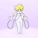 abstract_background ambiguous_gender anthro clothed clothing fan_character featureless_crotch featureless_feet hi_res kespuzzuo lake_guardians legendary_pokemon legendary_trio male_(lore) mostly_nude nintendo partially_clothed pink_gem pokemon pokemon_(species) povynn scarf solo video_games white_body yellow_head 