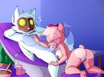  anthro duo female friends giggles_(htf) happy happy_tree_friends hi_res lechugansfw male male/female plant snowers_(fan_character) tree 