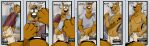  absurd_res anthro anthrofied athletic blacksheeptfs butt canid canine canis domestic_dog eyewear first_person_view glasses great_dane hanna-barbera hi_res male mammal mastiff mirror molosser paws scooby-doo_(series) solo species_transformation stubble transformation 