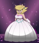 absurd_res anthro big_breasts breasts clothing dress eulipotyphlan fan_character female happy hedgehog hi_res mammal pauser95 pauser_(pauser95) sega solo sonic_the_hedgehog_(series) wedding_dress white_clothing white_dress