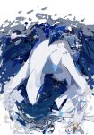  0wzsyvlnp78 absurdres bird blue_skin colored_skin flying from_below highres looking_up lugia no_humans ocean pokemon pokemon_(creature) tynamo water white_skin wingull 