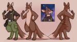 absurd_res anthro biped butt clothed clothing digital_media_(artwork) digitigrade female fur hi_res looking_at_viewer nude smile solo star tail tapcha the_nature_of_predators