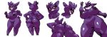 absurd_res anthro anthrofied anus big_breasts bittenhard breasts butt collage darkened_nipples eyelashes eyes_closed female generation_1_pokemon gengar genitals glistening glistening_body hi_res huge_breasts humanoid model_sheet nintendo nipples nude pokemon pokemon_(species) presenting presenting_hindquarters purple_body purple_nipples pussy red_eyes sharp_teeth short_stack simple_background smile solo teeth thigh_thighs white_background wide_hips