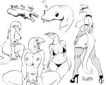  anthro big_breasts big_butt bikini breasts butt clothing female first_person_view fishnet fishnet_legwear footwear hi_res high_heels legwear looking_at_viewer male male/female python reptile scalie sex skwmt4 snake solo stockings swimwear thick_thighs wide_hips 