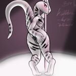  1:1 2022 5_fingers absurd_res albino anthro anus_outline arm_tattoo back_tattoo bedroom_eyes big_butt big_tail black_clothing blush butt camel_toe clitoris_outline clothing crusch_lulu cute_fangs dancing dated detailed_background digital_drawing_(artwork) digital_media_(artwork) digitigrade english_text eyelashes feet female fingers flat_chested genital_outline glistening glistening_body glistening_clothing glistening_scales hand_on_butt hi_res humanoid_hands inside kinktober knock-kneed leaning leaning_forward leg_tattoo light lighting lizard lizardman_(overlord) long_neck long_tail looking_at_viewer looking_back looking_back_at_viewer narrowed_eyes neck_tattoo orange_tattoo overlord_(series) pole pole_dancing pussy_outline pussy_tape raised_arm raised_tail rear_view red_eyes reptile scales scalie seductive shaded signature smile smiling_at_viewer snout soft_shading solo spe spotlight spread_butt spreading standing stripper_pole tail_dimple tail_tattoo tape tape_clothing tapering_tail tattoo text thick_tail thick_thighs thigh_tattoo toes tribal tribal_tattoo white_body white_scales 