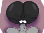  4:3 anthro balls batt_the_bat bedroom_eyes big_butt black_body blush bodily_fluids butt chiropteran cyandrive98 duo erection fellatio female first_person_view genitals grey_body hi_res huge_butt huge_hips huge_thighs hyper hyper_butt looking_at_viewer male male/female male_pov mammal mrxrickyx narrowed_eyes nude oral penile penis red_eyes saliva saliva_on_penis seductive sex thick_thighs wide_hips 