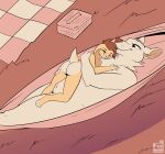  absurd_res ambiguous_gender anthro basket butt container cuddling duo embrace featureless_crotch foxinuhhbox fur hammock happy hi_res hug intimate lagomorph leporid male mammal nude outside picnic_basket polar_bear rabbit size_difference slightly_chubby smile ursid ursine white_body white_fur 