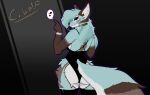 16:9 2_ears 4k ammy_(cynically_wolf) anthro arm_tuft big_tail blue_body blue_border blue_fur blue_hair border breasts butt canid canine canis cheek_markings cheek_tuft clothing cynically_wolf elbow_tuft eyelashes facial_markings facial_tuft featureless_breasts featureless_crotch female fluffy fluffy_tail fur fur_markings hair head_markings hi_res humanoid legwear lingerie long_hair long_tail looking_at_viewer looking_back looking_back_at_viewer mammal markings medium_breasts multicolored_body multicolored_ears multicolored_eyes multicolored_fur multicolored_tail narrowed_eyes navel pattern_background rear_view seductive simple_background solo striped_body striped_fur stripes tail thick_eyelashes thick_thighs thigh_highs tuft white_body white_fur widescreen wolf