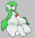 2022 3_fingers areola artform42nd balls big_breasts big_penis biped breasts colored_sketch curled_hair exposed_breasts eyebrow_through_hair eyebrows eyelashes fingers foreskin gardevoir generation_3_pokemon genitals glans green_areola green_arms green_glans green_hair green_nipples grey_background gynomorph hair horn huge_breasts huge_penis humanoid intersex kneeling looking_aside nintendo nipples not_furry penis pokemon pokemon_(species) red_eyes red_horn sagging_breasts simple_background sketch solo thick_penis thick_thighs translucent translucent_hair white_body