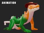 3d_(artwork) alligator alligatorid anal animated anthro crocodile crocodilian crocodylid digital_media_(artwork) gift glitch_productions gummigoo_(tadc) kruk male reptile scalie solo the_amazing_digital_circus