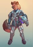  absurd_res canid canine character hi_res hyena male mammal mech_suit pilot shaded soft_shading tactical_gear tacticalfur 