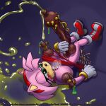 1:1 amy_rose anthro balls bdsm bodily_fluids clothing drooling feces foreskin genital_fluids genitals gore grotesque gynomorph hi_res humanoid_genitalia humanoid_penis hyper intersex masturbation peeing penis piercing saliva sega slime smudge_proof snot solo sonic_the_hedgehog_(series) tears tight_foreskin torn_clothing urine watersports