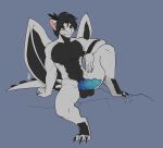  absurd_res anthro balls dragon feretta genitals hi_res horn knot male penis solo torvin_steel-claws wings 