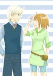  angela_(harvest_moon) artist_request blonde_hair gill_(harvest_moon) harvest_moon 