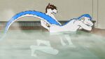 anal anal_fingering anthro areola athletic athletic_female bath bathhouse belly bottomwear bottomwear_down breasts bull_terrier canid canine canis cassidy_(rebeldragon101) christa_(rebeldragon101) claws clothed clothing domestic_dog dragon duo ear_piercing feet female female/female fingering forked_tongue gold_(metal) gold_jewelry hair hanging_breasts hi_res hot_tub hot_water hunting_dog jewelry long_ears long_tail looking_aside looking_pleasured mammal mane mane_hair medium_breasts mohawk mythological_creature mythological_scalie mythology nipple_piercing nipples partially_clothed partially_clothed_anthro partially_clothed_female paws piercing pool public_masturbation pulled_down_shorts raised_tail rebeldragon101 ring sauna scalie shorts shorts_down side_boob side_butt side_view small_breasts steam story story_in_description tail tail_tuft terrier tile tile_wall toe_claws toes tongue tongue_flicking tongue_out topless topless_anthro topless_female tuft vaginal vaginal_fingering wall_(structure) water wood